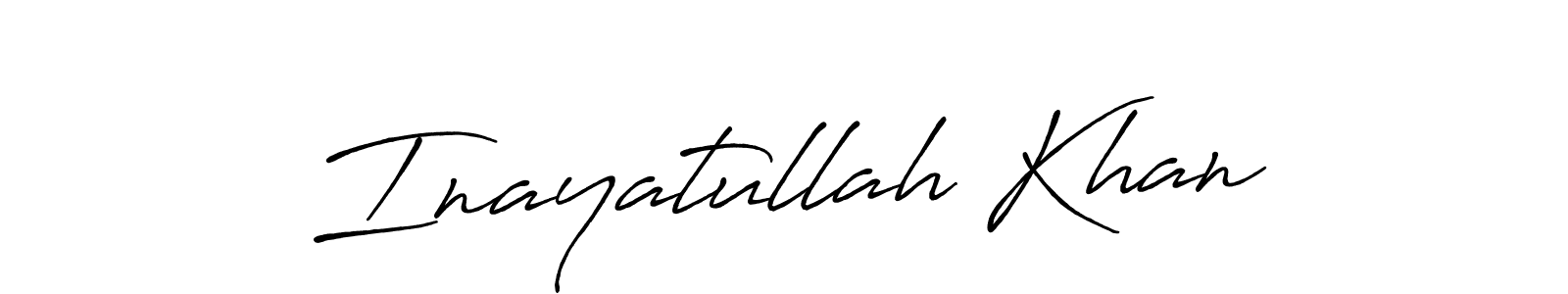 Use a signature maker to create a handwritten signature online. With this signature software, you can design (Antro_Vectra_Bolder) your own signature for name Inayatullah Khan. Inayatullah Khan signature style 7 images and pictures png