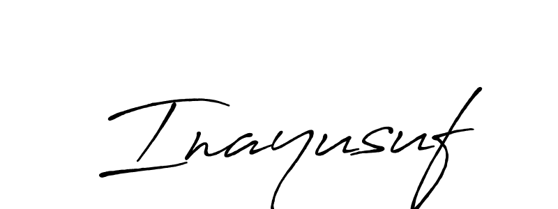 The best way (Antro_Vectra_Bolder) to make a short signature is to pick only two or three words in your name. The name Inayusuf include a total of six letters. For converting this name. Inayusuf signature style 7 images and pictures png