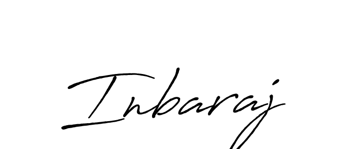 How to make Inbaraj signature? Antro_Vectra_Bolder is a professional autograph style. Create handwritten signature for Inbaraj name. Inbaraj signature style 7 images and pictures png