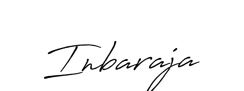 Make a beautiful signature design for name Inbaraja. With this signature (Antro_Vectra_Bolder) style, you can create a handwritten signature for free. Inbaraja signature style 7 images and pictures png