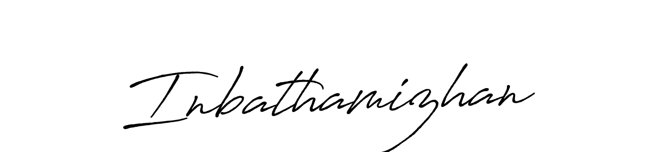 The best way (Antro_Vectra_Bolder) to make a short signature is to pick only two or three words in your name. The name Inbathamizhan include a total of six letters. For converting this name. Inbathamizhan signature style 7 images and pictures png