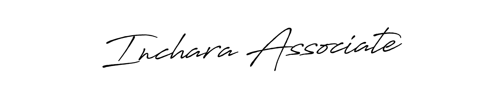 Make a short Inchara Associate signature style. Manage your documents anywhere anytime using Antro_Vectra_Bolder. Create and add eSignatures, submit forms, share and send files easily. Inchara Associate signature style 7 images and pictures png