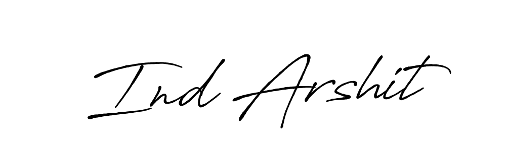 if you are searching for the best signature style for your name Ind Arshit. so please give up your signature search. here we have designed multiple signature styles  using Antro_Vectra_Bolder. Ind Arshit signature style 7 images and pictures png