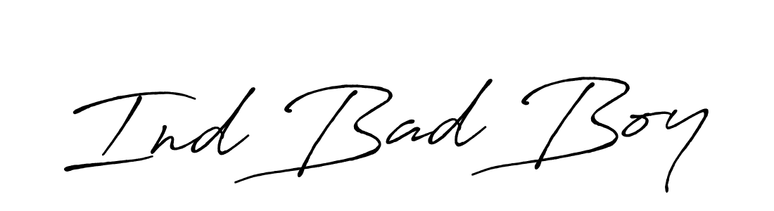 How to Draw Ind Bad Boy signature style? Antro_Vectra_Bolder is a latest design signature styles for name Ind Bad Boy. Ind Bad Boy signature style 7 images and pictures png