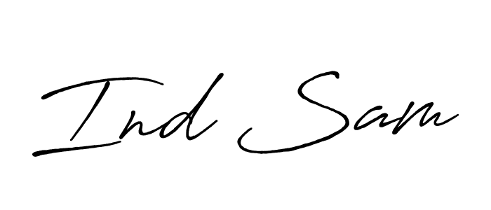 Once you've used our free online signature maker to create your best signature Antro_Vectra_Bolder style, it's time to enjoy all of the benefits that Ind Sam name signing documents. Ind Sam signature style 7 images and pictures png