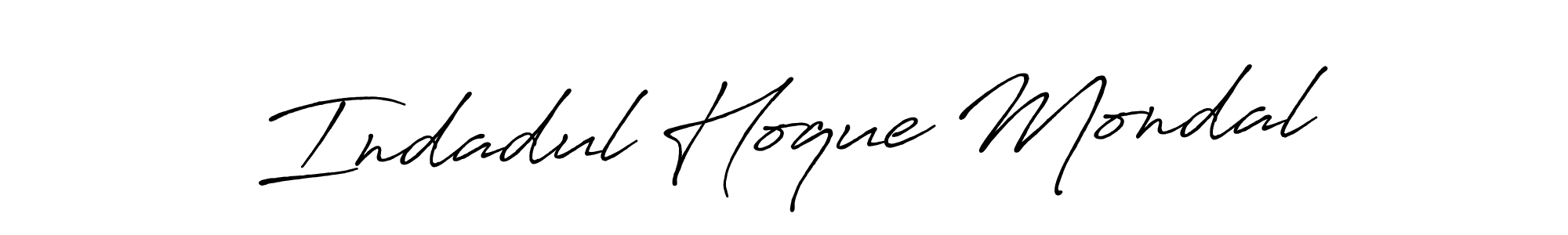 Also You can easily find your signature by using the search form. We will create Indadul Hoque Mondal name handwritten signature images for you free of cost using Antro_Vectra_Bolder sign style. Indadul Hoque Mondal signature style 7 images and pictures png