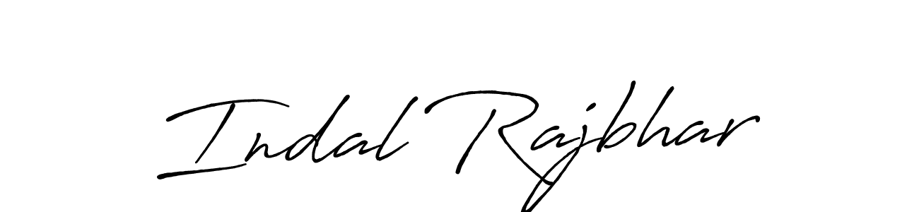 Indal Rajbhar stylish signature style. Best Handwritten Sign (Antro_Vectra_Bolder) for my name. Handwritten Signature Collection Ideas for my name Indal Rajbhar. Indal Rajbhar signature style 7 images and pictures png