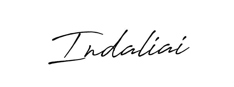 Also we have Indaliai name is the best signature style. Create professional handwritten signature collection using Antro_Vectra_Bolder autograph style. Indaliai signature style 7 images and pictures png