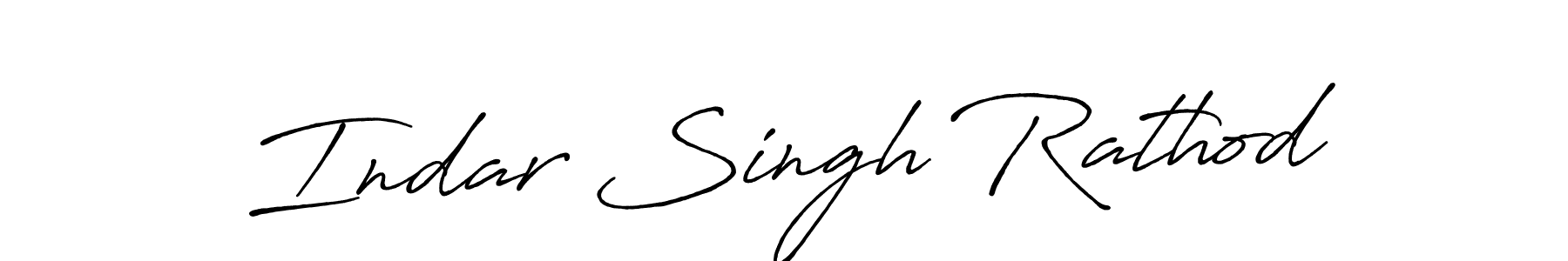 Design your own signature with our free online signature maker. With this signature software, you can create a handwritten (Antro_Vectra_Bolder) signature for name Indar Singh Rathod. Indar Singh Rathod signature style 7 images and pictures png