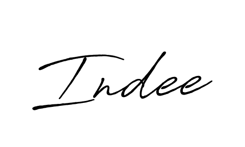 if you are searching for the best signature style for your name Indee. so please give up your signature search. here we have designed multiple signature styles  using Antro_Vectra_Bolder. Indee signature style 7 images and pictures png