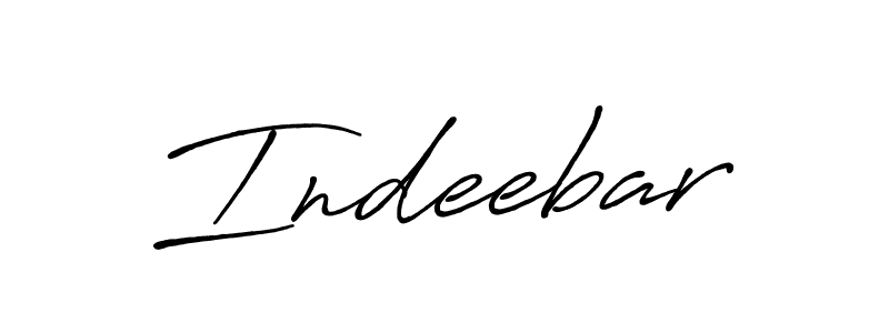 Create a beautiful signature design for name Indeebar. With this signature (Antro_Vectra_Bolder) fonts, you can make a handwritten signature for free. Indeebar signature style 7 images and pictures png