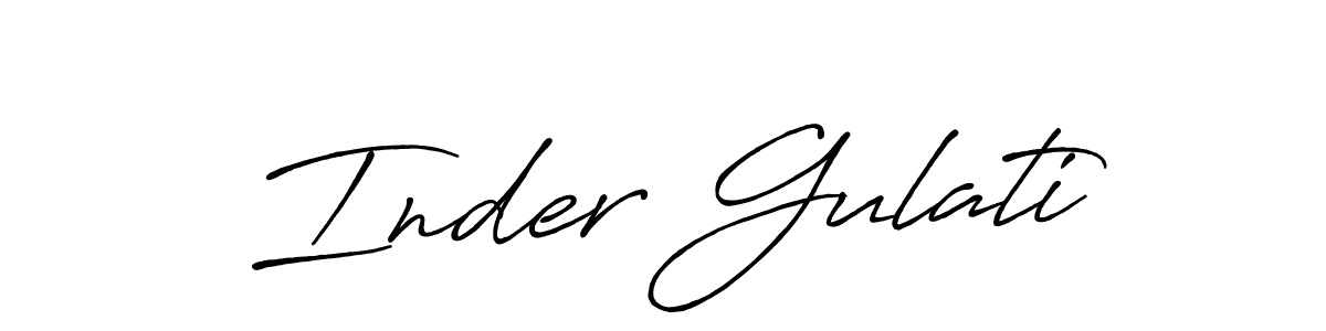 Also You can easily find your signature by using the search form. We will create Inder Gulati name handwritten signature images for you free of cost using Antro_Vectra_Bolder sign style. Inder Gulati signature style 7 images and pictures png