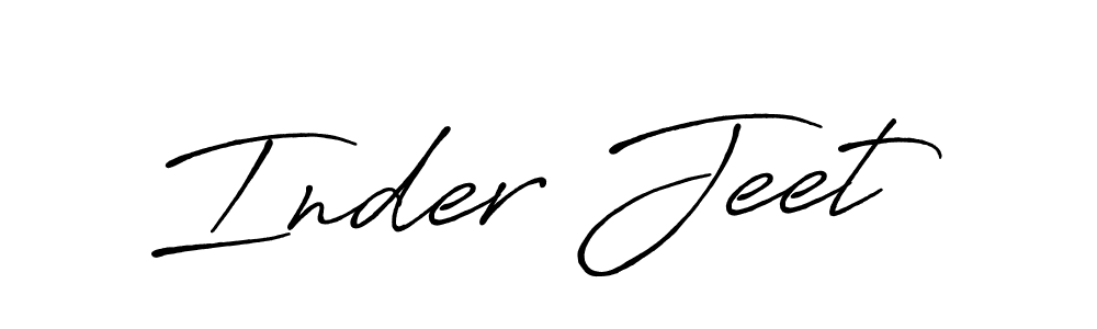 You should practise on your own different ways (Antro_Vectra_Bolder) to write your name (Inder Jeet) in signature. don't let someone else do it for you. Inder Jeet signature style 7 images and pictures png