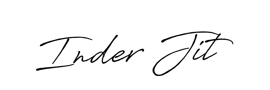 This is the best signature style for the Inder Jit name. Also you like these signature font (Antro_Vectra_Bolder). Mix name signature. Inder Jit signature style 7 images and pictures png