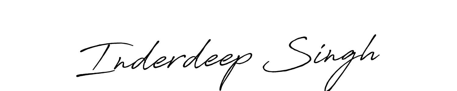 Use a signature maker to create a handwritten signature online. With this signature software, you can design (Antro_Vectra_Bolder) your own signature for name Inderdeep Singh. Inderdeep Singh signature style 7 images and pictures png