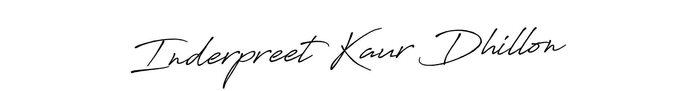 Make a beautiful signature design for name Inderpreet Kaur Dhillon. Use this online signature maker to create a handwritten signature for free. Inderpreet Kaur Dhillon signature style 7 images and pictures png
