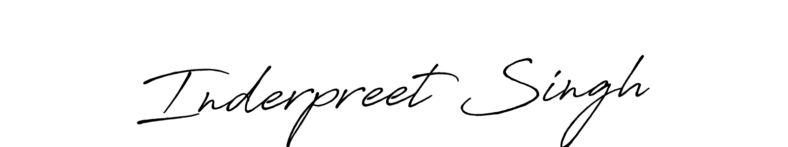 Also You can easily find your signature by using the search form. We will create Inderpreet Singh name handwritten signature images for you free of cost using Antro_Vectra_Bolder sign style. Inderpreet Singh signature style 7 images and pictures png