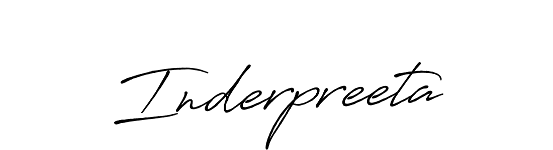 if you are searching for the best signature style for your name Inderpreeta. so please give up your signature search. here we have designed multiple signature styles  using Antro_Vectra_Bolder. Inderpreeta signature style 7 images and pictures png