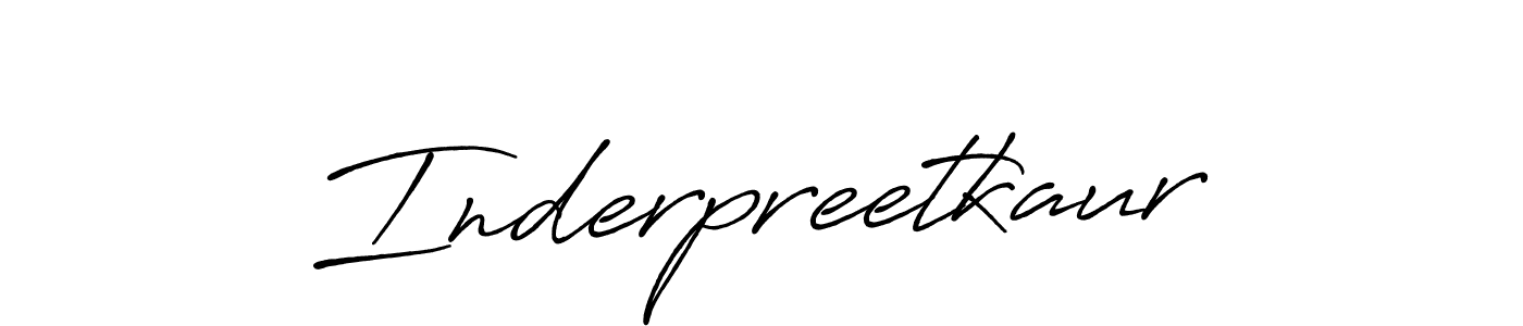 It looks lik you need a new signature style for name Inderpreetkaur. Design unique handwritten (Antro_Vectra_Bolder) signature with our free signature maker in just a few clicks. Inderpreetkaur signature style 7 images and pictures png