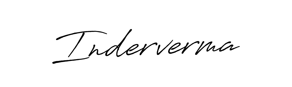 Similarly Antro_Vectra_Bolder is the best handwritten signature design. Signature creator online .You can use it as an online autograph creator for name Inderverma. Inderverma signature style 7 images and pictures png