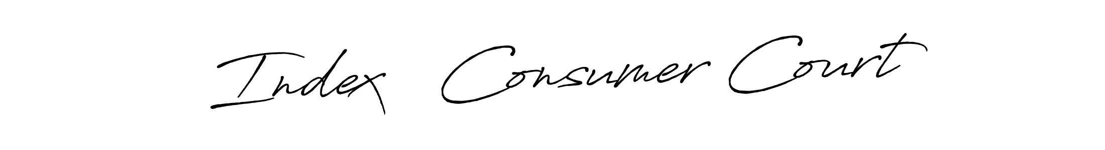 Also we have Index   Consumer Court name is the best signature style. Create professional handwritten signature collection using Antro_Vectra_Bolder autograph style. Index   Consumer Court signature style 7 images and pictures png