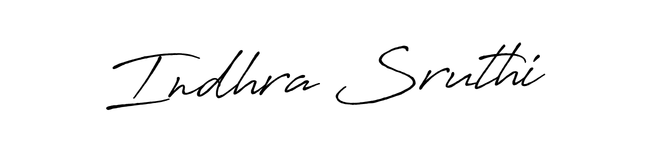 Similarly Antro_Vectra_Bolder is the best handwritten signature design. Signature creator online .You can use it as an online autograph creator for name Indhra Sruthi. Indhra Sruthi signature style 7 images and pictures png