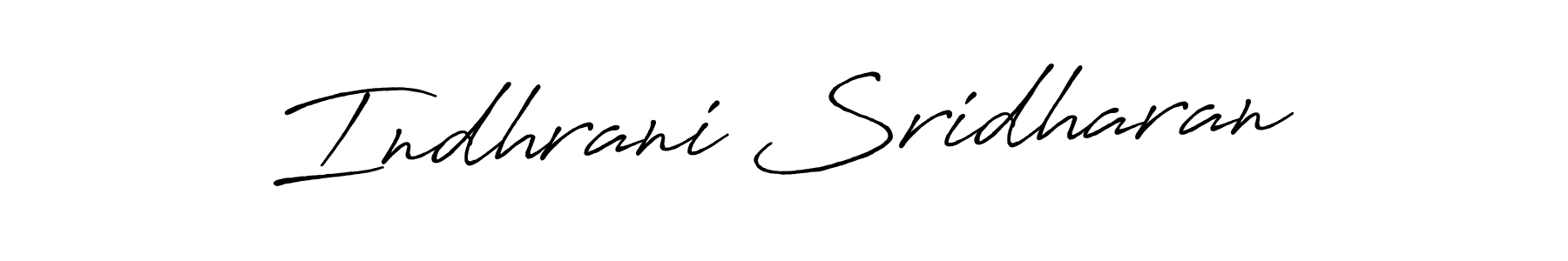 Also we have Indhrani Sridharan name is the best signature style. Create professional handwritten signature collection using Antro_Vectra_Bolder autograph style. Indhrani Sridharan signature style 7 images and pictures png