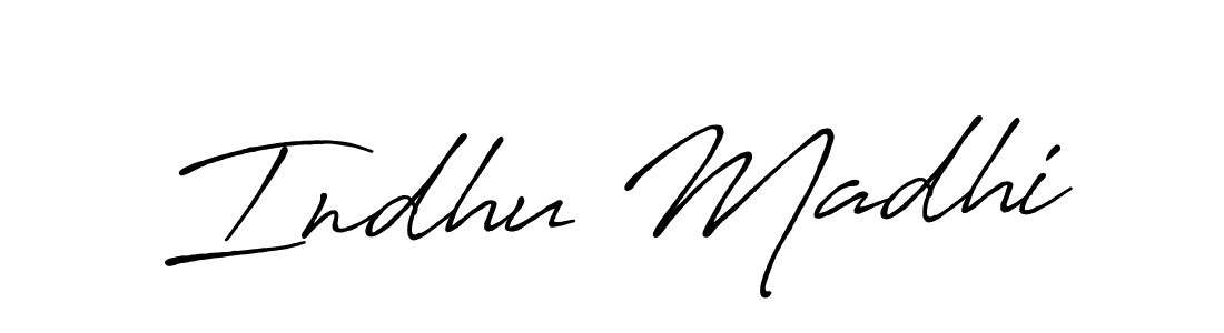Similarly Antro_Vectra_Bolder is the best handwritten signature design. Signature creator online .You can use it as an online autograph creator for name Indhu Madhi. Indhu Madhi signature style 7 images and pictures png