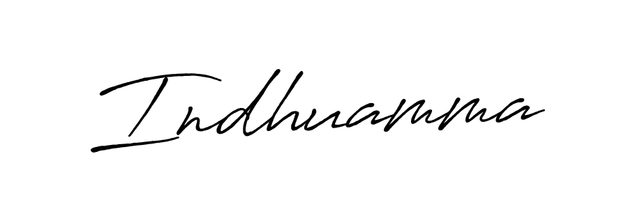 How to make Indhuamma name signature. Use Antro_Vectra_Bolder style for creating short signs online. This is the latest handwritten sign. Indhuamma signature style 7 images and pictures png