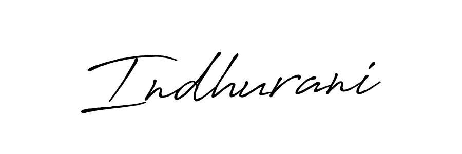 Design your own signature with our free online signature maker. With this signature software, you can create a handwritten (Antro_Vectra_Bolder) signature for name Indhurani. Indhurani signature style 7 images and pictures png