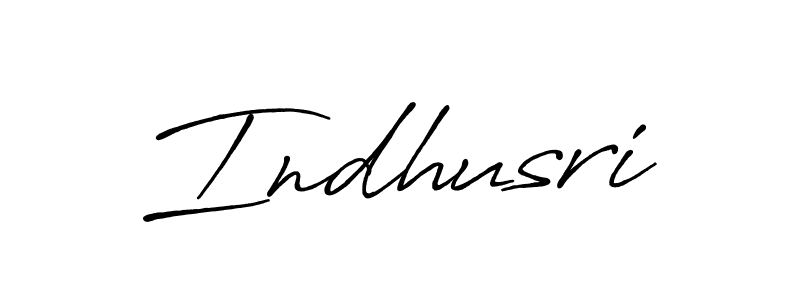 Use a signature maker to create a handwritten signature online. With this signature software, you can design (Antro_Vectra_Bolder) your own signature for name Indhusri. Indhusri signature style 7 images and pictures png