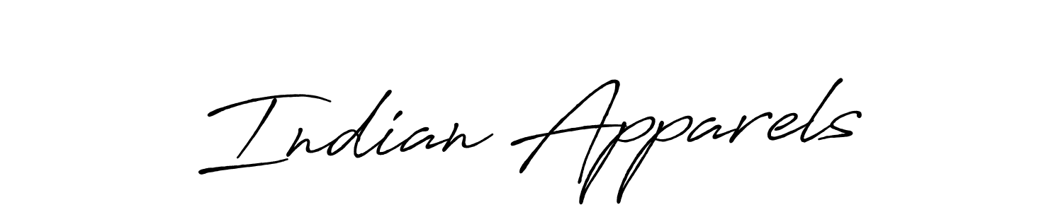 Similarly Antro_Vectra_Bolder is the best handwritten signature design. Signature creator online .You can use it as an online autograph creator for name Indian Apparels. Indian Apparels signature style 7 images and pictures png