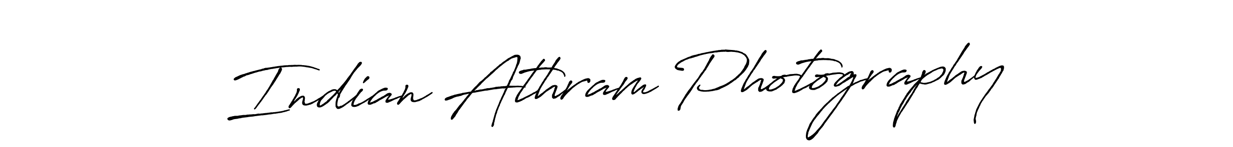 Design your own signature with our free online signature maker. With this signature software, you can create a handwritten (Antro_Vectra_Bolder) signature for name Indian Athram Photography. Indian Athram Photography signature style 7 images and pictures png