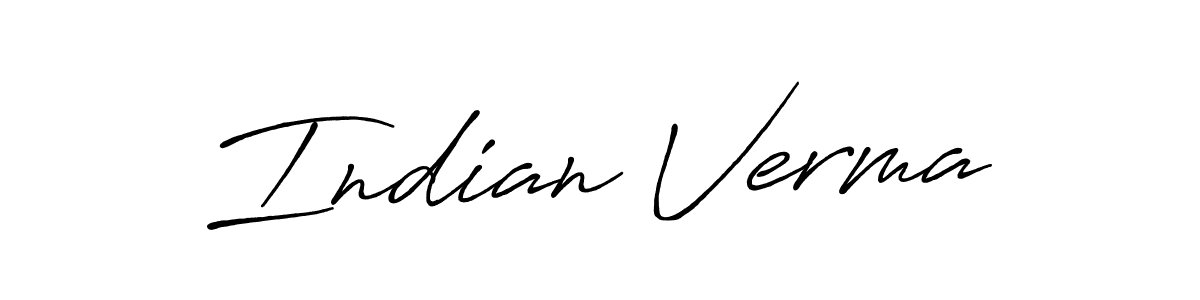 It looks lik you need a new signature style for name Indian Verma. Design unique handwritten (Antro_Vectra_Bolder) signature with our free signature maker in just a few clicks. Indian Verma signature style 7 images and pictures png