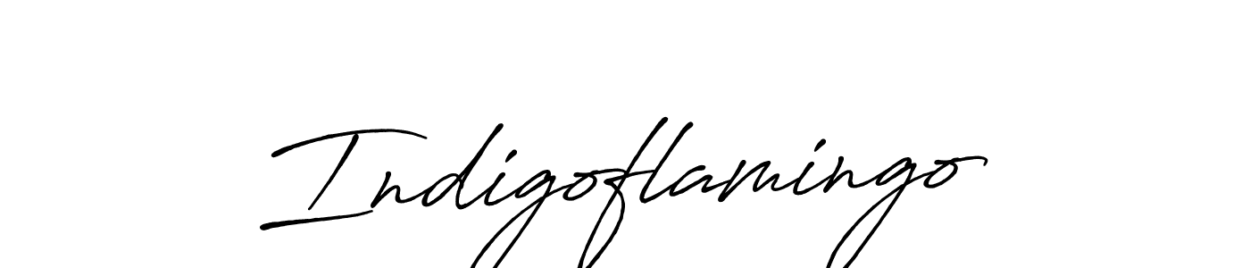 Once you've used our free online signature maker to create your best signature Antro_Vectra_Bolder style, it's time to enjoy all of the benefits that Indigoflamingo name signing documents. Indigoflamingo signature style 7 images and pictures png