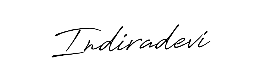 Design your own signature with our free online signature maker. With this signature software, you can create a handwritten (Antro_Vectra_Bolder) signature for name Indiradevi. Indiradevi signature style 7 images and pictures png
