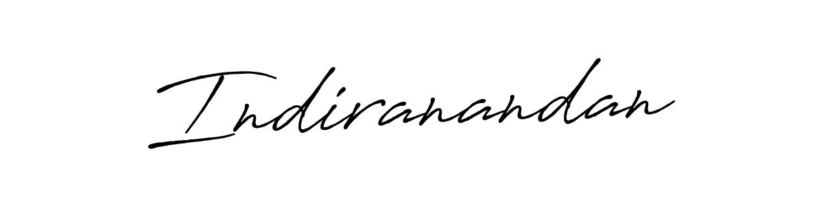 Create a beautiful signature design for name Indiranandan. With this signature (Antro_Vectra_Bolder) fonts, you can make a handwritten signature for free. Indiranandan signature style 7 images and pictures png