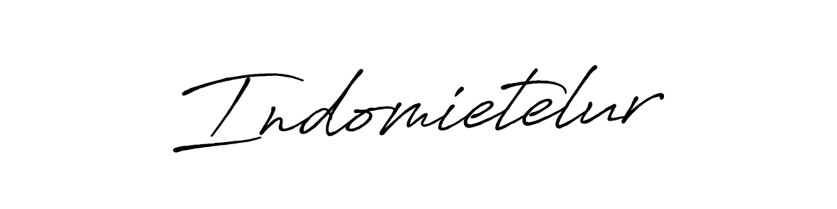 Design your own signature with our free online signature maker. With this signature software, you can create a handwritten (Antro_Vectra_Bolder) signature for name Indomietelur. Indomietelur signature style 7 images and pictures png
