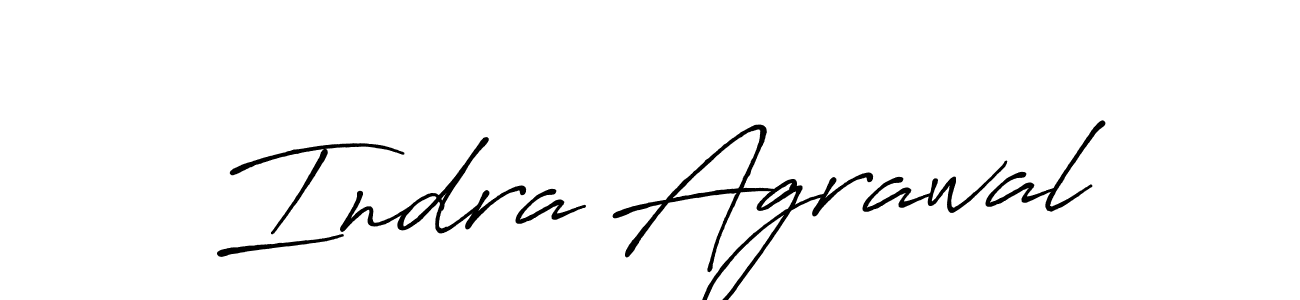 Use a signature maker to create a handwritten signature online. With this signature software, you can design (Antro_Vectra_Bolder) your own signature for name Indra Agrawal. Indra Agrawal signature style 7 images and pictures png