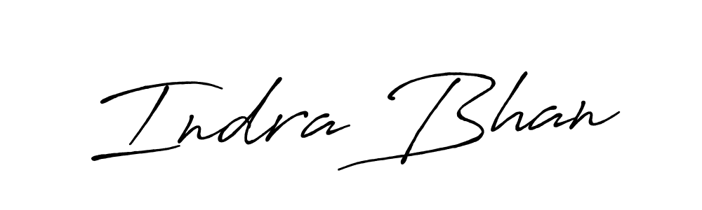 Create a beautiful signature design for name Indra Bhan. With this signature (Antro_Vectra_Bolder) fonts, you can make a handwritten signature for free. Indra Bhan signature style 7 images and pictures png