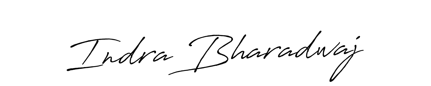 You should practise on your own different ways (Antro_Vectra_Bolder) to write your name (Indra Bharadwaj) in signature. don't let someone else do it for you. Indra Bharadwaj signature style 7 images and pictures png