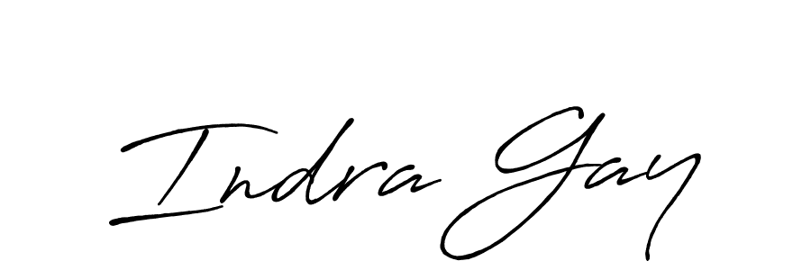 Antro_Vectra_Bolder is a professional signature style that is perfect for those who want to add a touch of class to their signature. It is also a great choice for those who want to make their signature more unique. Get Indra Gay name to fancy signature for free. Indra Gay signature style 7 images and pictures png