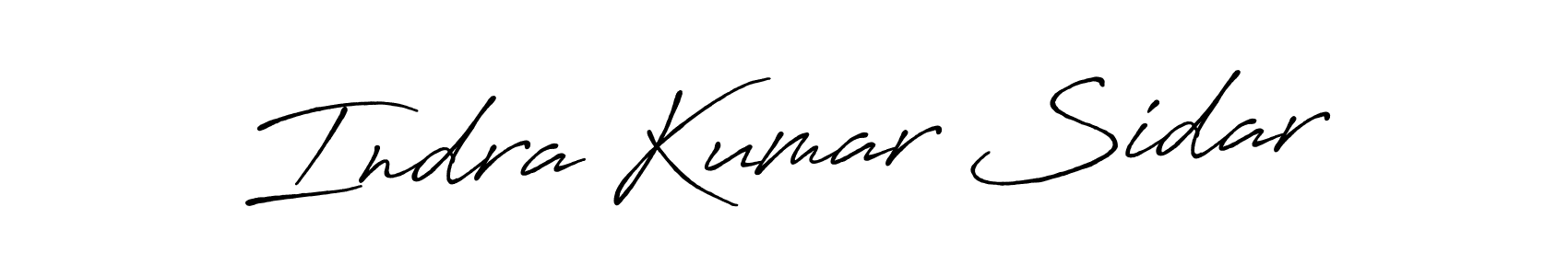Design your own signature with our free online signature maker. With this signature software, you can create a handwritten (Antro_Vectra_Bolder) signature for name Indra Kumar Sidar. Indra Kumar Sidar signature style 7 images and pictures png