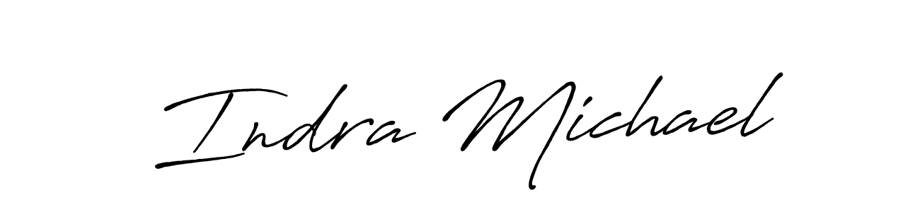 How to Draw Indra Michael signature style? Antro_Vectra_Bolder is a latest design signature styles for name Indra Michael. Indra Michael signature style 7 images and pictures png