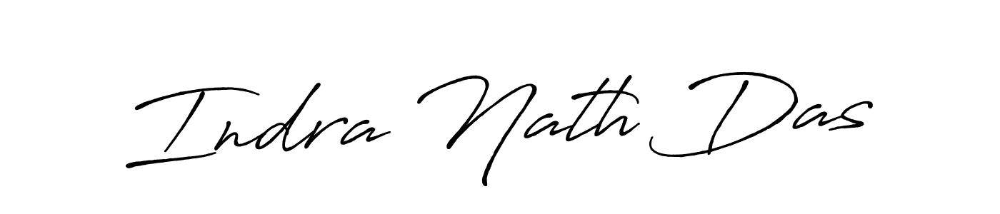 How to make Indra Nath Das name signature. Use Antro_Vectra_Bolder style for creating short signs online. This is the latest handwritten sign. Indra Nath Das signature style 7 images and pictures png