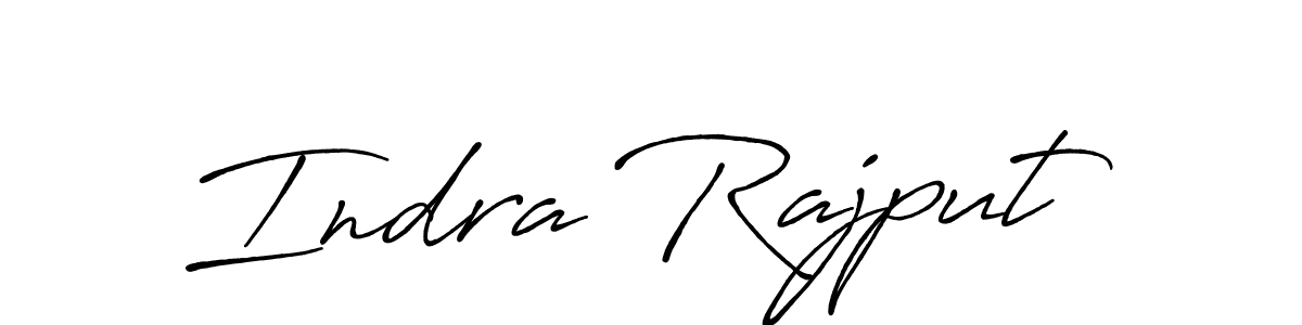 Antro_Vectra_Bolder is a professional signature style that is perfect for those who want to add a touch of class to their signature. It is also a great choice for those who want to make their signature more unique. Get Indra Rajput name to fancy signature for free. Indra Rajput signature style 7 images and pictures png