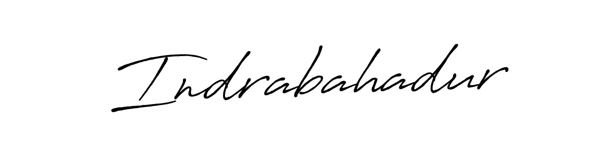 Make a beautiful signature design for name Indrabahadur. Use this online signature maker to create a handwritten signature for free. Indrabahadur signature style 7 images and pictures png