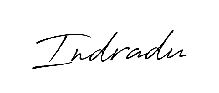 Also we have Indradu name is the best signature style. Create professional handwritten signature collection using Antro_Vectra_Bolder autograph style. Indradu signature style 7 images and pictures png