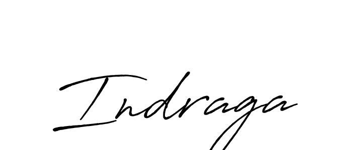 Make a beautiful signature design for name Indraga. With this signature (Antro_Vectra_Bolder) style, you can create a handwritten signature for free. Indraga signature style 7 images and pictures png