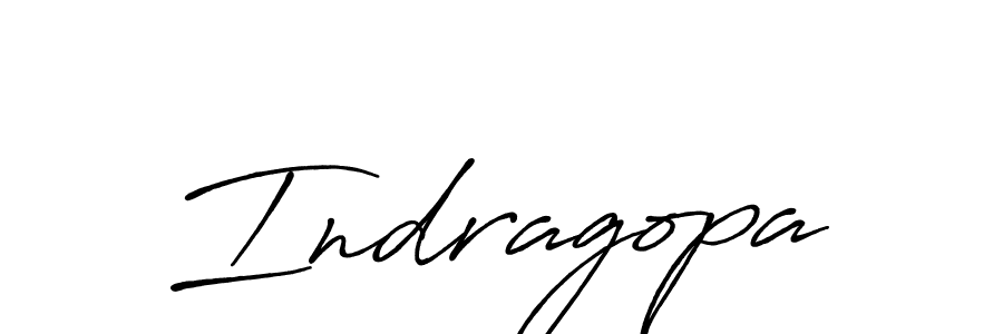 Create a beautiful signature design for name Indragopa. With this signature (Antro_Vectra_Bolder) fonts, you can make a handwritten signature for free. Indragopa signature style 7 images and pictures png